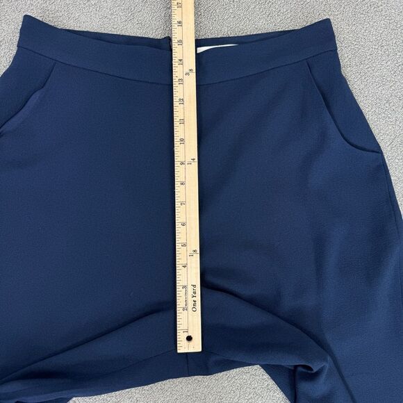 Dress The Population Andreas Wide Leg Pants Navy Blue Large - Picture 14 of 15